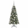 vidaXL Artificial Christmas Tree with 150 LEDs with Stand Green 120 cm