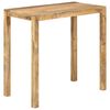 vidaXL Bar Table 112x60x108 cm Rough Mango Wood