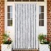 vidaXL Insect Curtain Grey and White 118x220 cm Chenille