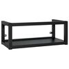 vidaXL Wall-mounted Bathroom Washbasin Frame Black 79x38x31 cm Iron