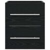 vidaXL Sink cabinet Black Oak 38.5 x 41 x 48 cm Engineered Wood