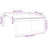 vidaXL Retractable Awning Anthracite 300 x 250 cm