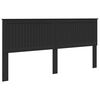 vidaXL Headboard Black Engineered wood