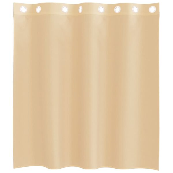 vidaXL Voile Curtains with Grommets 2 pcs Sand