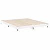 vidaXL Bed Frame without Mattress High Gloss White 160x200 cm