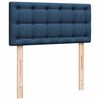 vidaXL Box Spring Bed with Mattress Blue 90x200 cm Fabric