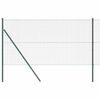 vidaXL Welded Wire Fence Ground Fix 10 x 1.2 m PVC-Coated Steel Green