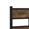 vidaXL Bed Frame without Mattress Smoked Oak 100x190 cm Engineered Wood