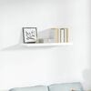 vidaXL Floating Wall Shelf High Gloss White 90x23.5x3.8 cm MDF
