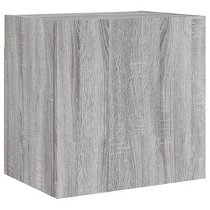 vidaXL TV Wall Cabinet Grey Sonoma 40.5x30x40 cm Engineered Wood
