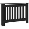 vidaXL Radiator Cover Black 112x19x81.5 cm Engineered Wood