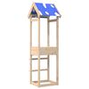 vidaXL Play Tower Brown 52.5 x 46.5 x 195 cm Solid Pine Wood