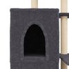vidaXL Cat Tree with Sisal Scratching Posts Dark Grey 97 cm