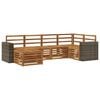 vidaXL Sectional Sofa Set 6 pcs Natural