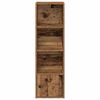 vidaXL Bookcase Old Wood 31x24x102 cm Engineered Wood