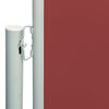 vidaXL Patio Retractable Side Awning 180x600 cm Red