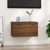 vidaXL Wall Cabinet Brown Oak 60x36.5x35 cm Engineered Wood