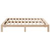 vidaXL Bed Frame without Mattress 180x200 cm Super King Solid Wood Pine