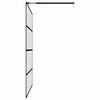 vidaXL Walk-in Shower Screen Clear Tempered Glass 100x195 cm