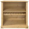 vidaXL Wine Cabinet Corona 107.5x51x105.5 cm Solid Wood Pine
