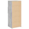 vidaXL Highboard Concrete Grey 50x42.5x124 cm Engineered Wood