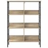 vidaXL Bookshelf Sonoma Oak 82 x 32 x 112 cm Engineered Wood