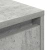 vidaXL Bedside Cabinets with LED Lights&nbsp;2 pcs Concrete Grey 38x34x50 cm
