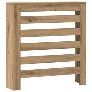 vidaXL Radiator Cover Oak 78 x 20 x 82 cm Engineered Wood