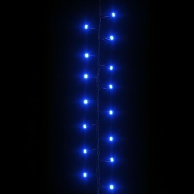 vidaXL Compact LED String with 400 LEDs Blue 13 m PVC