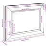 vidaXL Basement Window RISOR 80x60 cm Tilt&Turn DIN Right White
