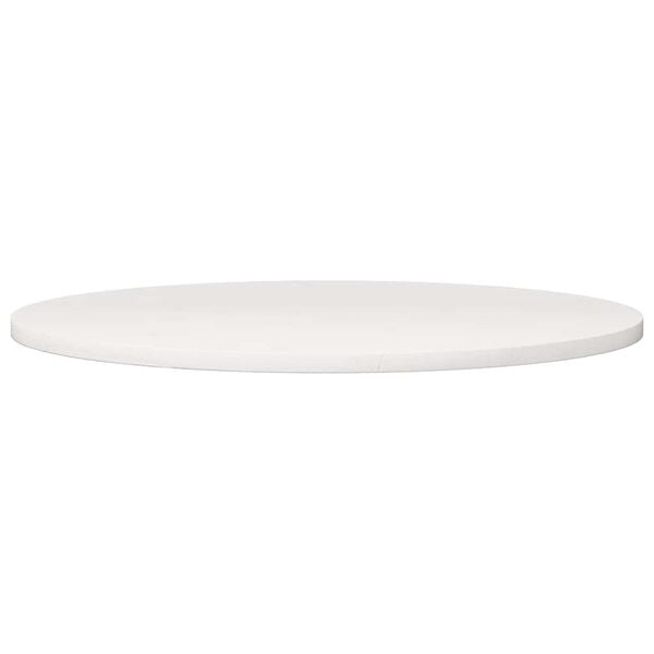 vidaXL Table Top Round White &Oslash;80x3 cm Solid Wood Pine