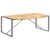 vidaXL Dining Table 200x100x75 cm Solid Rough Mango Wood