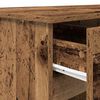 vidaXL Desk with Drawer Old wood 140 x 49 x 76 cm Engineered wood
