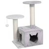 Kerbl Cat Tree Saphir Light 80cm White and Grey