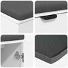 vidaXL Hall Bench with Cushion with Storage White 80 x 46 x 46 cm