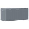 vidaXL Garden Storage Box Grey PP Rattan 270 L