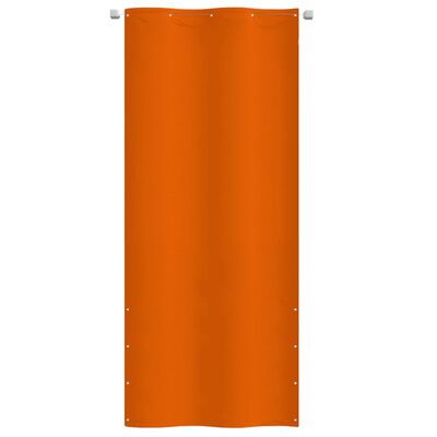 vidaXL Balcony Screen Orange 100x240 cm Oxford Fabric