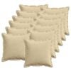 vidaXL Cushion Cover 12 pcs HOUTEN Grey Green 50 x 50 cm Corduroy