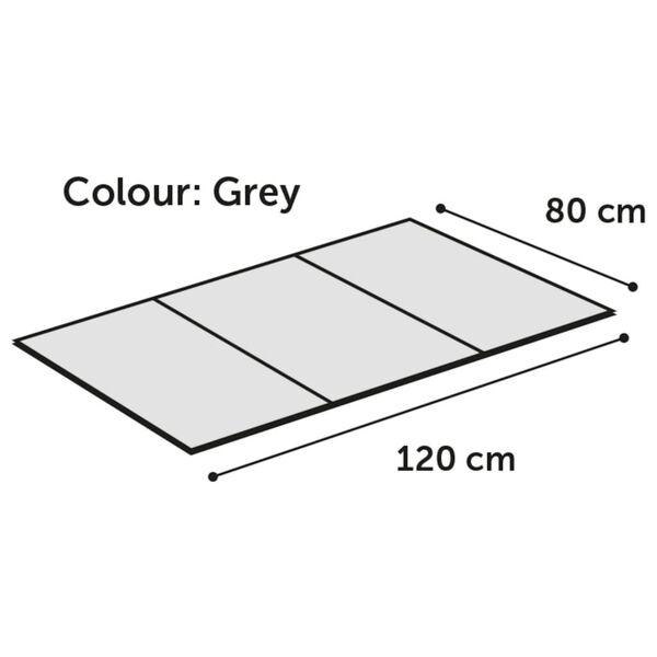 FLAMINGO Cooling Pad Fresk Drop XXL 120x80 cm Grey