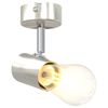vidaXL Ceiling Spotlight Brushed Nickel 6.5 x 6 x 11.5 cm Steel