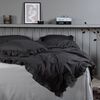 Venture Home Bed Set Levi 220x240 cm Cotton Anthracite