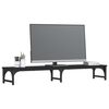 vidaXL Monitor Stand Black 105x23x15.5 cm Engineered Wood