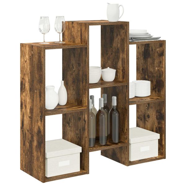 vidaXL Sideboard Smoked Oak 90 x 30 x 90 cm