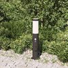 vidaXL Bollard Light with Sensor&Outlet 50 cm Stainless Steel IP44