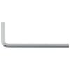 vidaXL Hex Key 2 pcs Silver 20 x 52 mm Steel