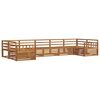 vidaXL Outdoor Sofa Set 7 pcs Natural
