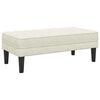 vidaXL Bench Cream 113 x 57 x 39 cm Velvet