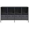 vidaXL Sideboard Anthracite 135x39x73.5 cm Cold-rolled Steel