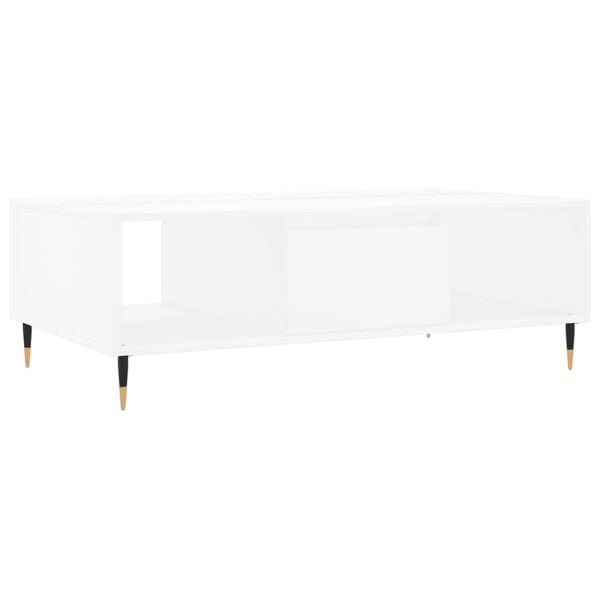 vidaXL Coffee Table White 104x60x35 cm Engineered Wood