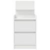 vidaXL Bedside Cabinets with 2 Drawers 2 pcs White 38x34x80 cm